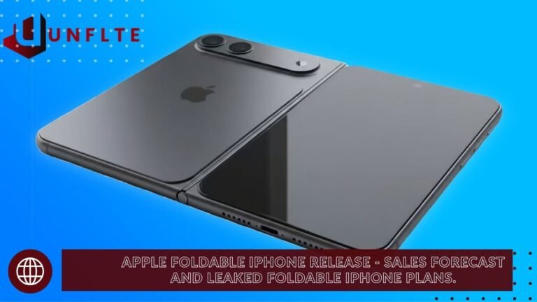 Apple Foldable iPhone Release - Sales Forecast and Leaked Foldable iPhone Plans.