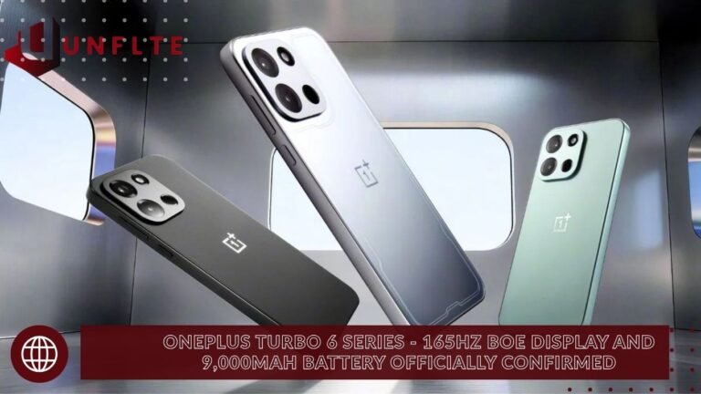 OnePlus Turbo 6 Series – 165Hz BOE Display and 9,000mAh Battery Officially Confirmed OnePlus Turbo 6 Series - 165Hz BOE Display and 9,000mAh Battery Officially Confirmed