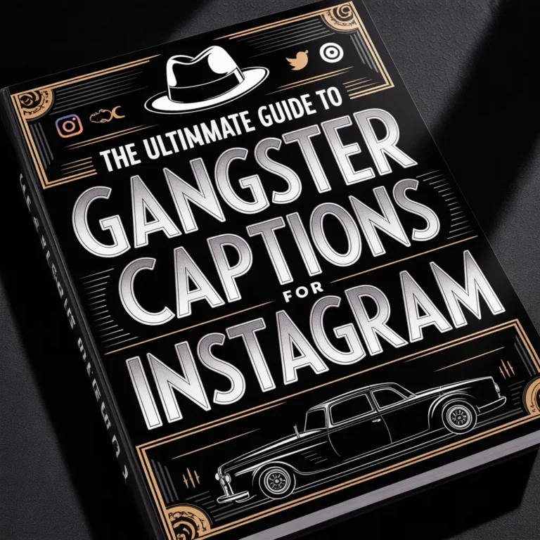 The Ultimate Guide to Gangster Captions for Instagram Gangster Captions for Instagram