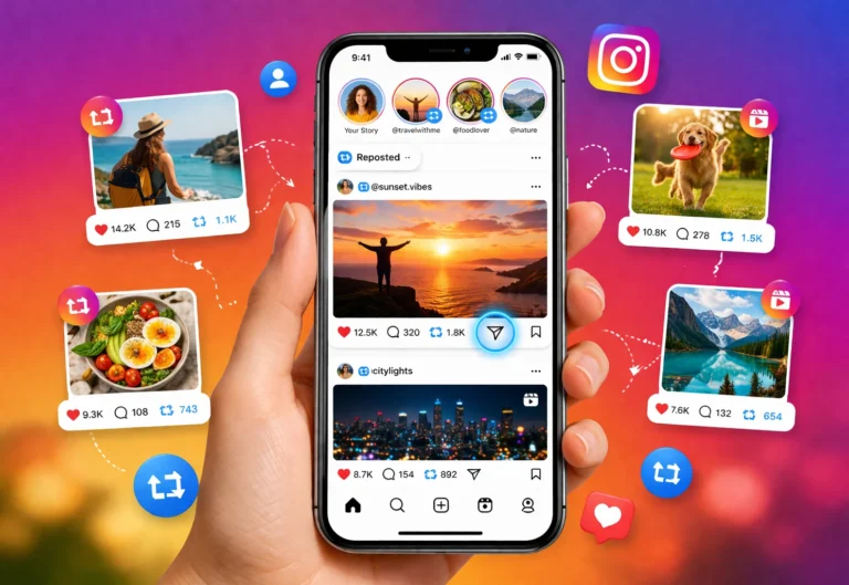 Instagram Repost: How to Repost Posts, Stories & Reels (Easy Guide) instagram repost