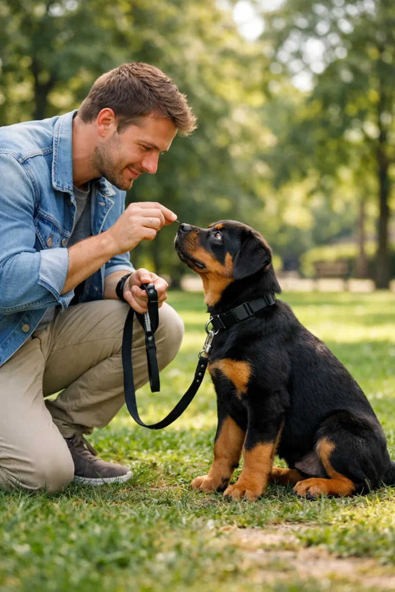 Training a Rottweiler: Tips for First-Time Dog Owners Training a Rottweiler